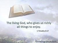 1 Timothy 6:17